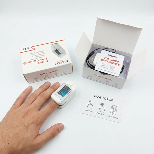 جهاز قياس نسبة الأكسجين في الدم ونبضات القلب SINOHEO S9
